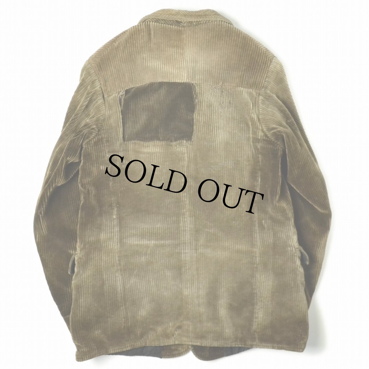 画像2: 30's〜40's FRANCE 動物ボタンコーデュロイハンティングジャケット (2)