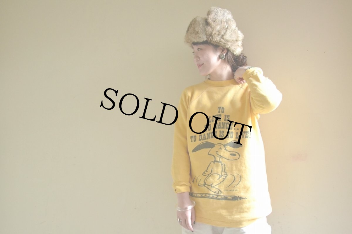 画像4: 60's SPRUCE SNOOPY 染み込みプリントスウェット (4)