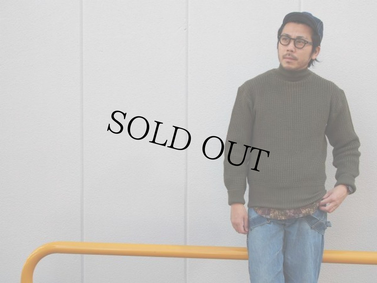 画像3: 40's USN ハイネックデッキセーター (3)