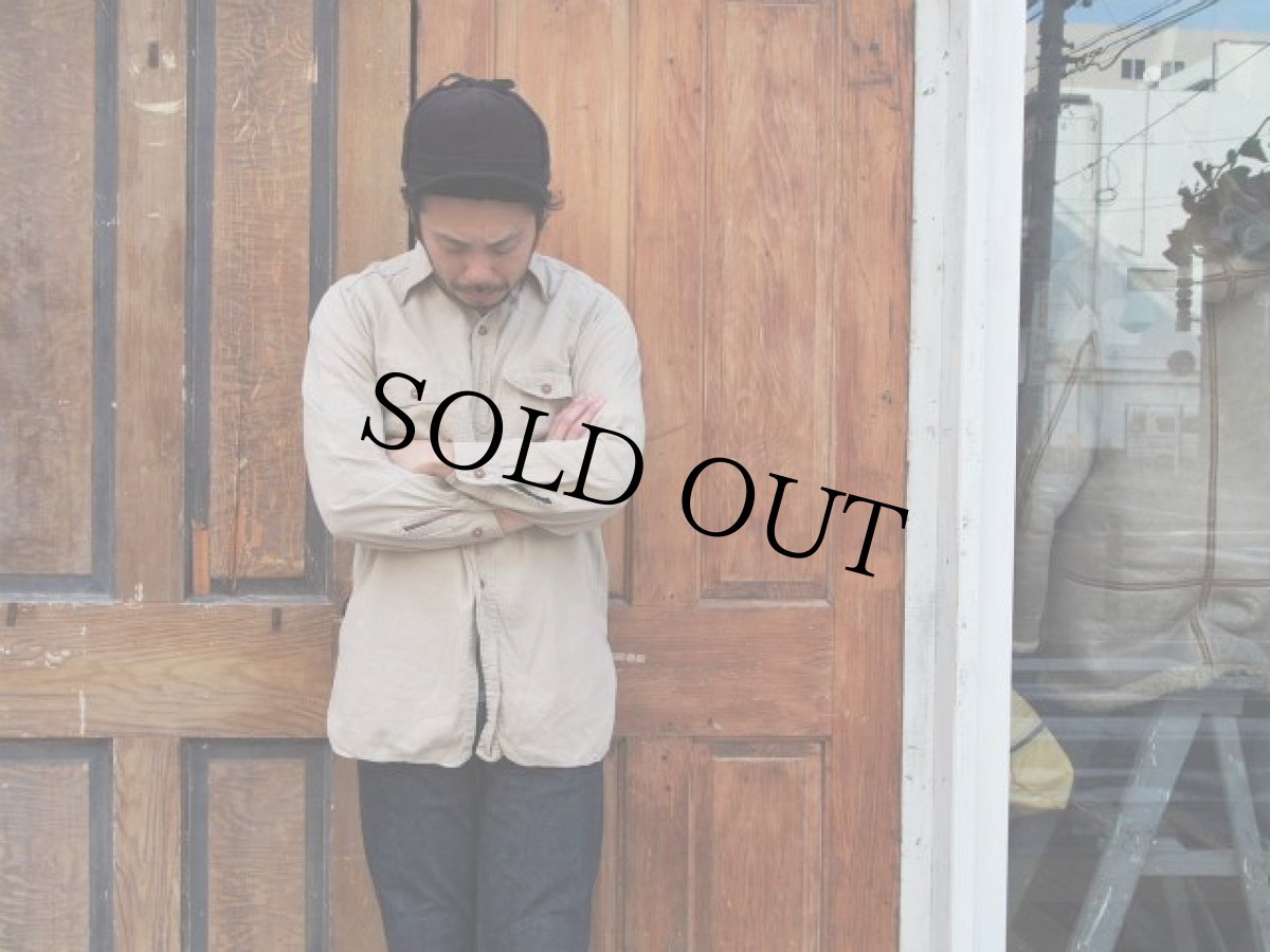 画像5: 40's BIG YANK マチ付きチノワークシャツ (5)