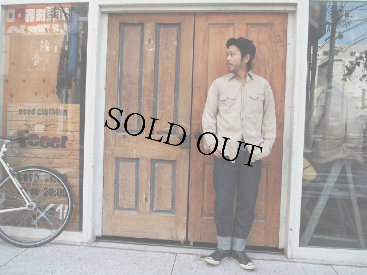 画像3: 40's BIG YANK マチ付きチノワークシャツ (3)