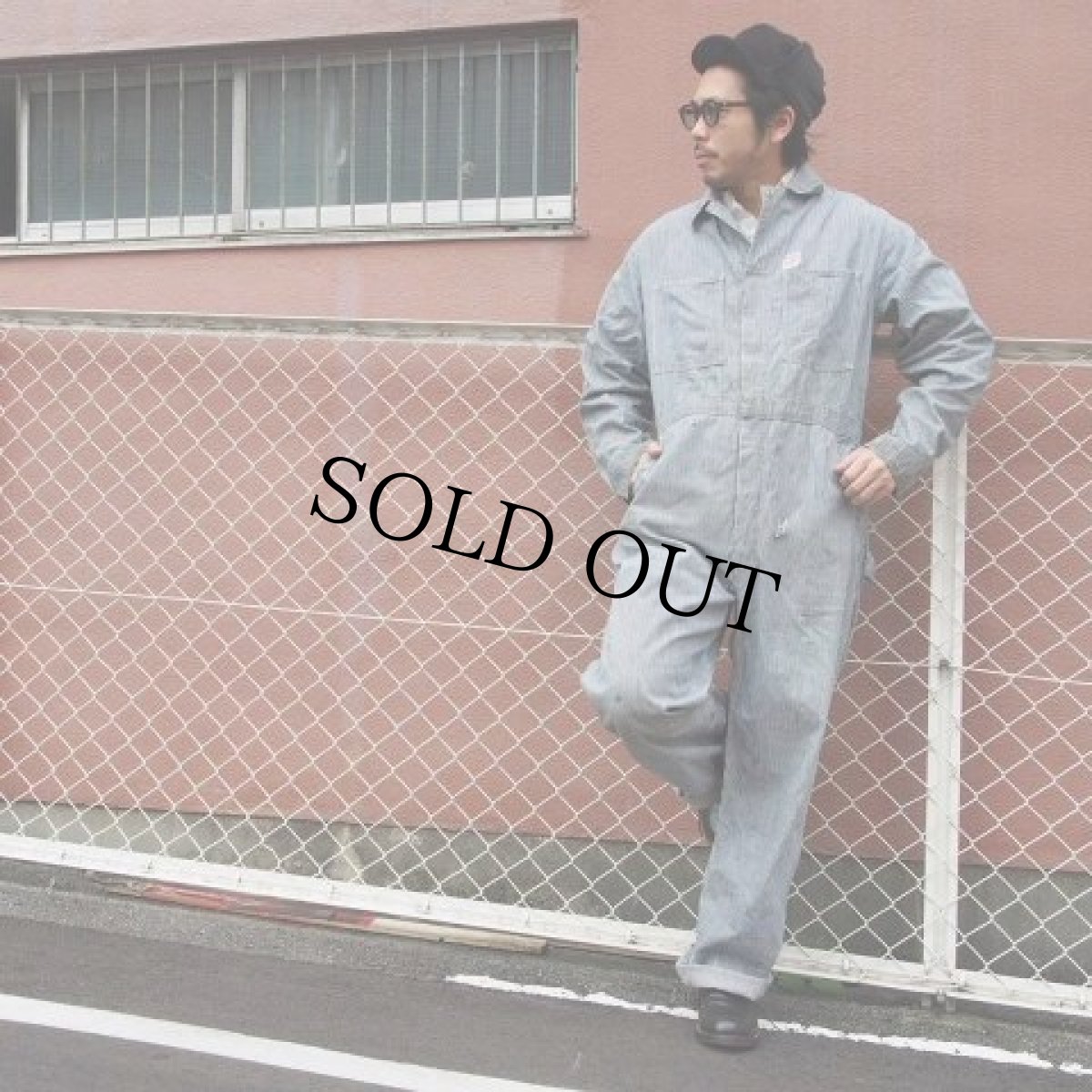 画像4: 50's Carhartt ヒッコリー柄オールインワン (4)