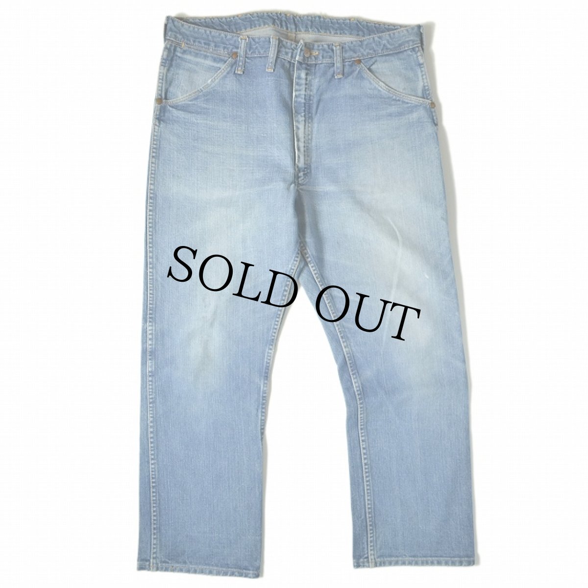 画像2: 60's Wrangler 11MWZ デニムパンツ (2)