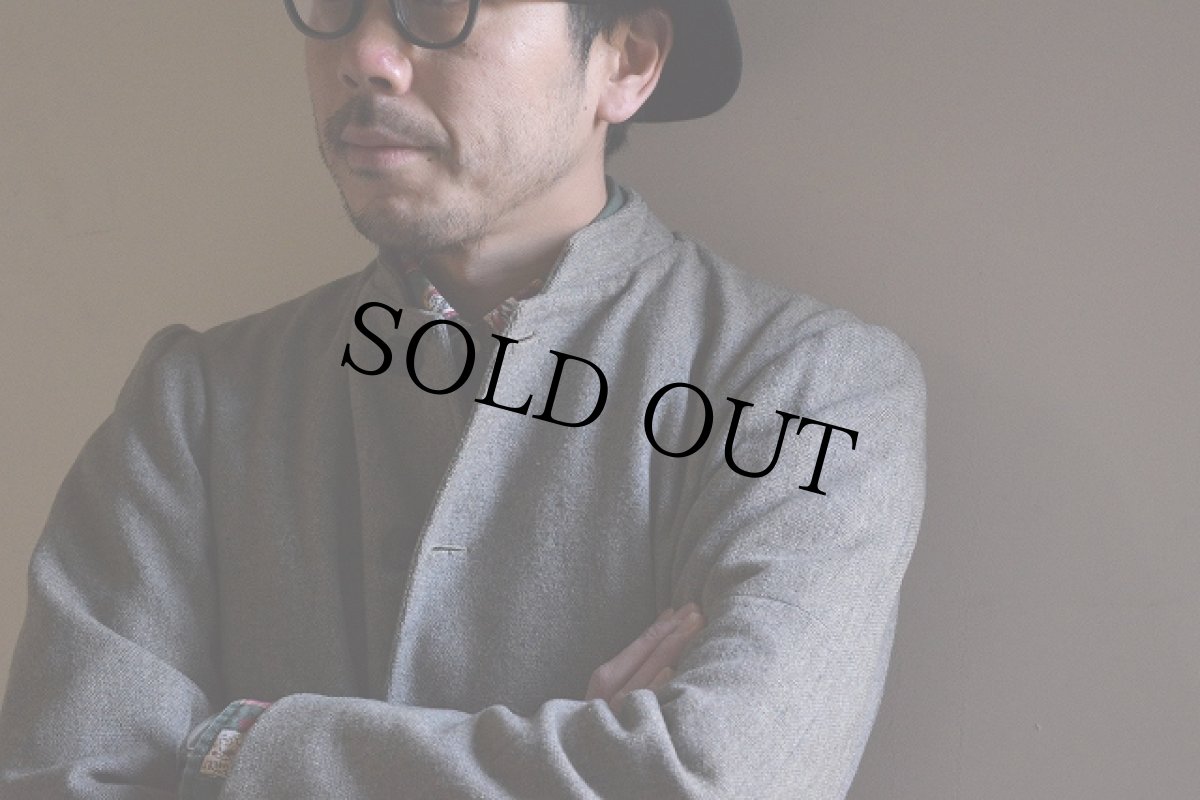 画像7: 40's US 囚人 マオカラーウールジャケット (7)