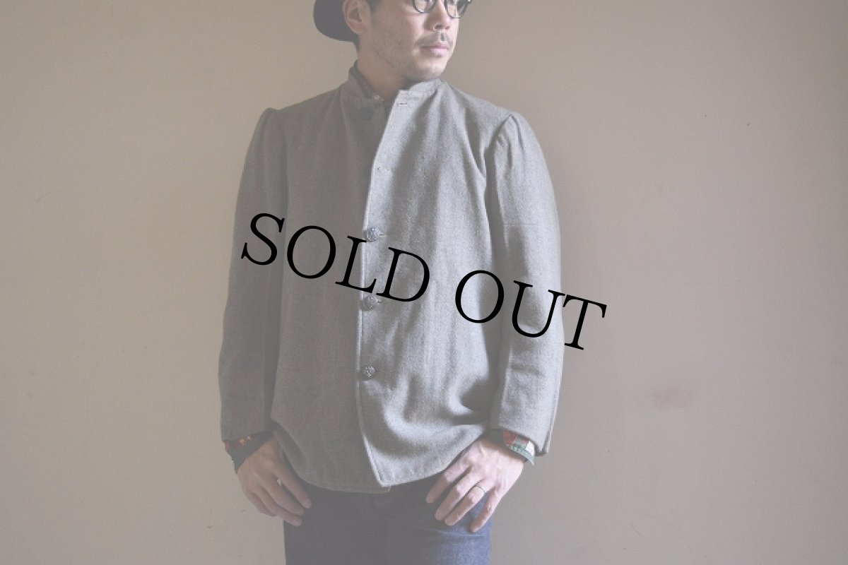 画像4: 40's US 囚人 マオカラーウールジャケット (4)