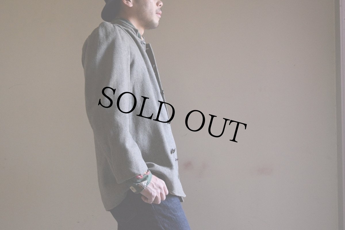 画像6: 40's US 囚人 マオカラーウールジャケット (6)