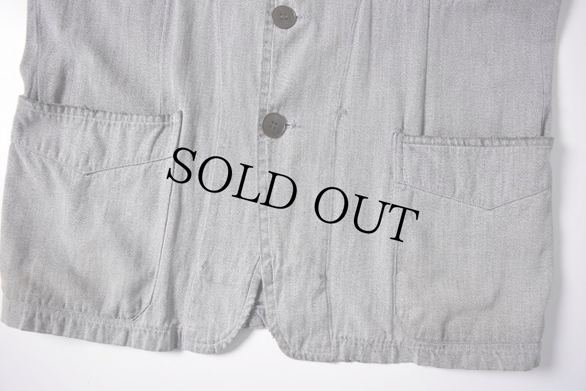 画像5: 40's〜50's FRANCE 黒シャンワークジャケット (5)