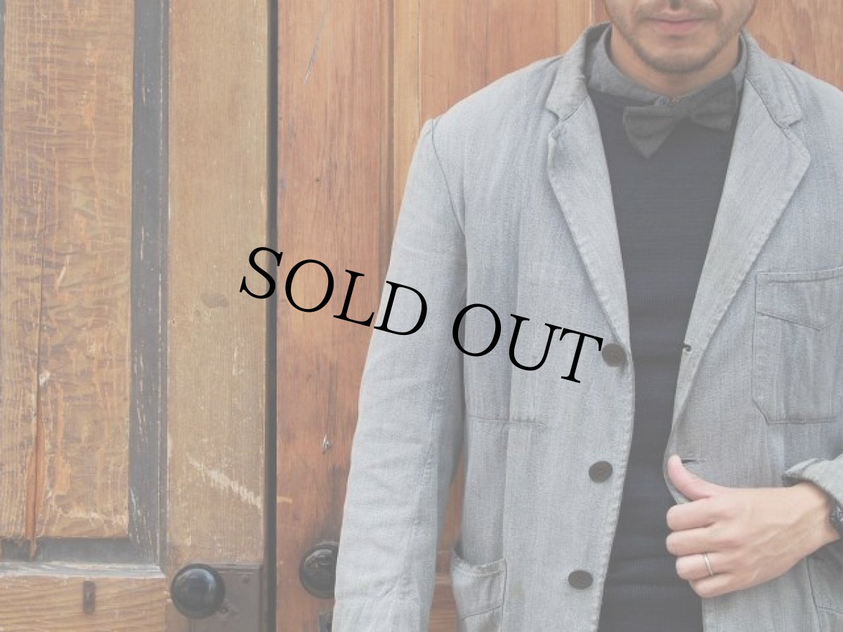 画像10: 40's〜50's FRANCE 黒シャンワークジャケット (10)