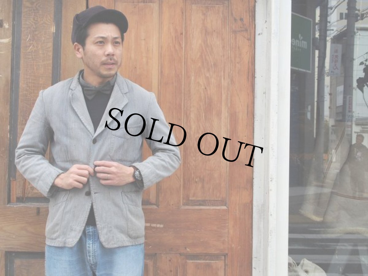 画像12: 40's〜50's FRANCE 黒シャンワークジャケット (12)