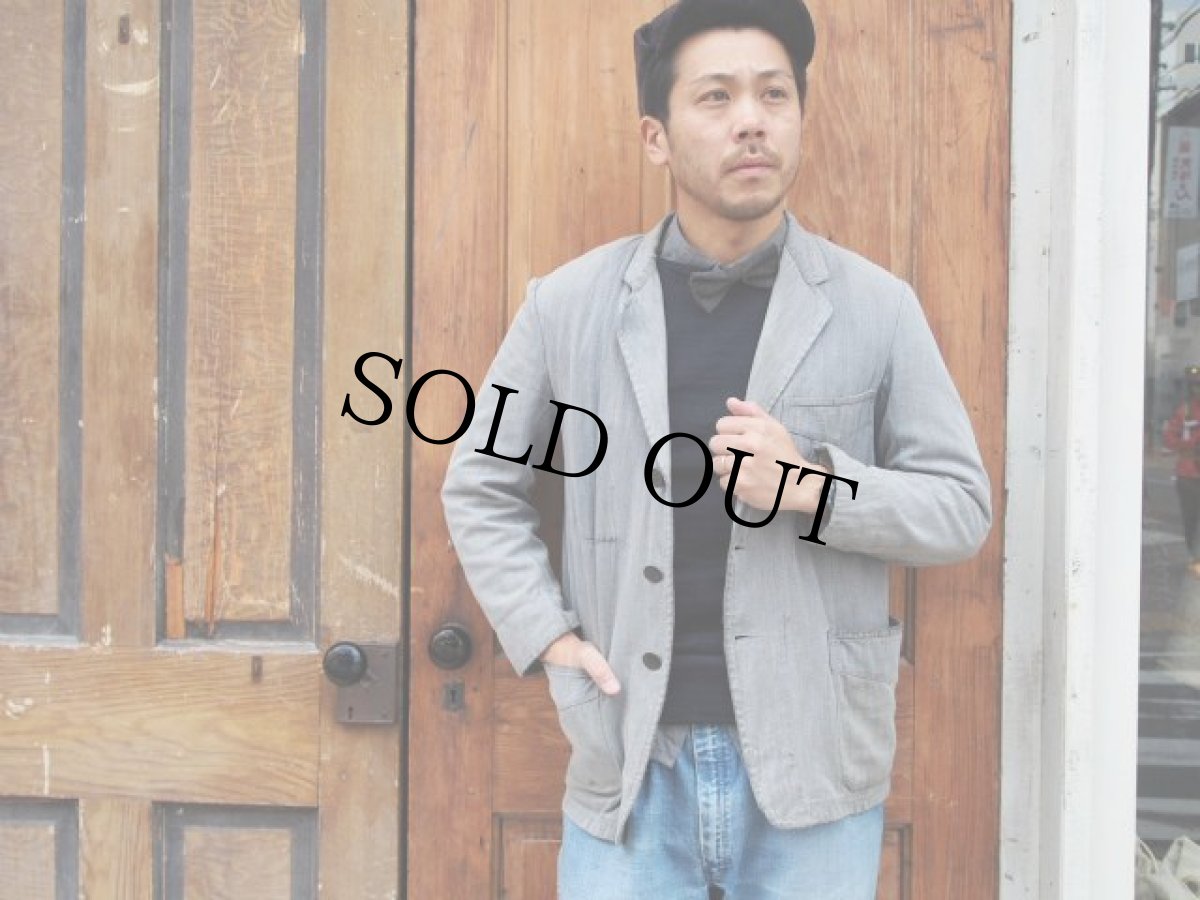 画像9: 40's〜50's FRANCE 黒シャンワークジャケット (9)