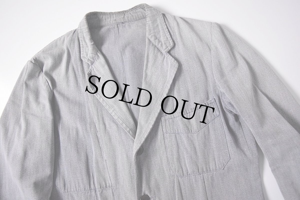 画像3: 40's〜50's FRANCE 黒シャンワークジャケット (3)