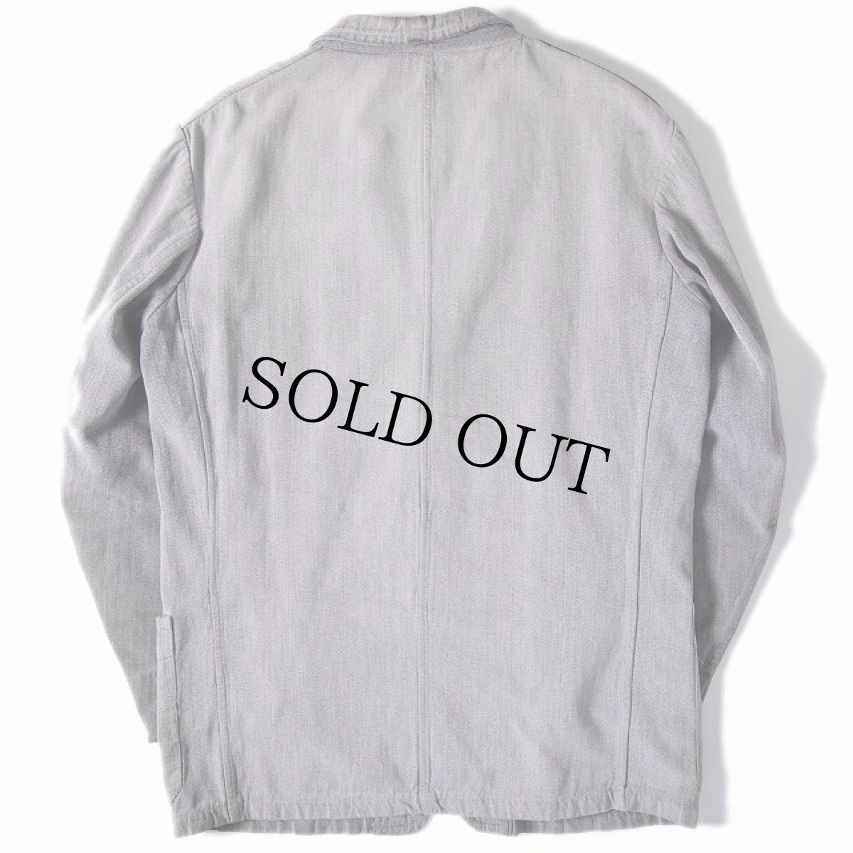 画像2: 40's〜50's FRANCE 黒シャンワークジャケット (2)