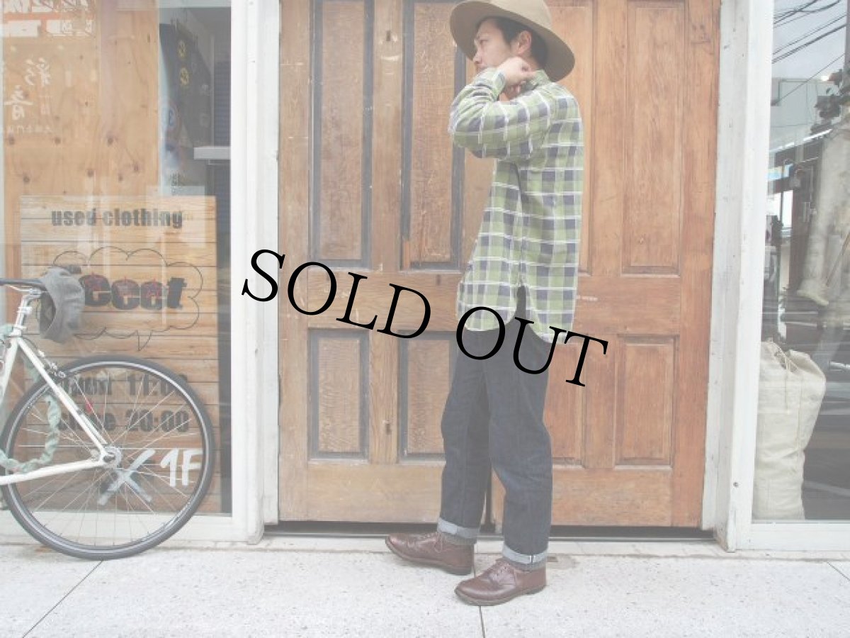 画像11: 40's WORKMASTER マチ付きプリントネルシャツ (11)