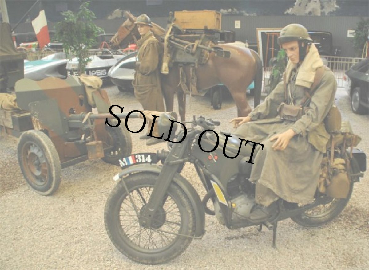 画像2: 50's French ARMY モーターサイクルコート DEADSTOCK (2)