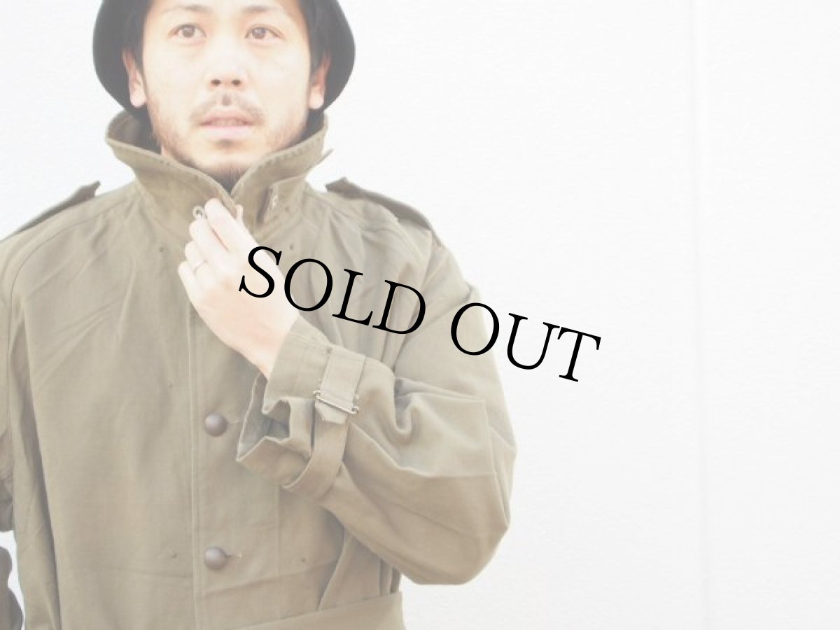 画像8: 50's French ARMY モーターサイクルコート DEADSTOCK (8)