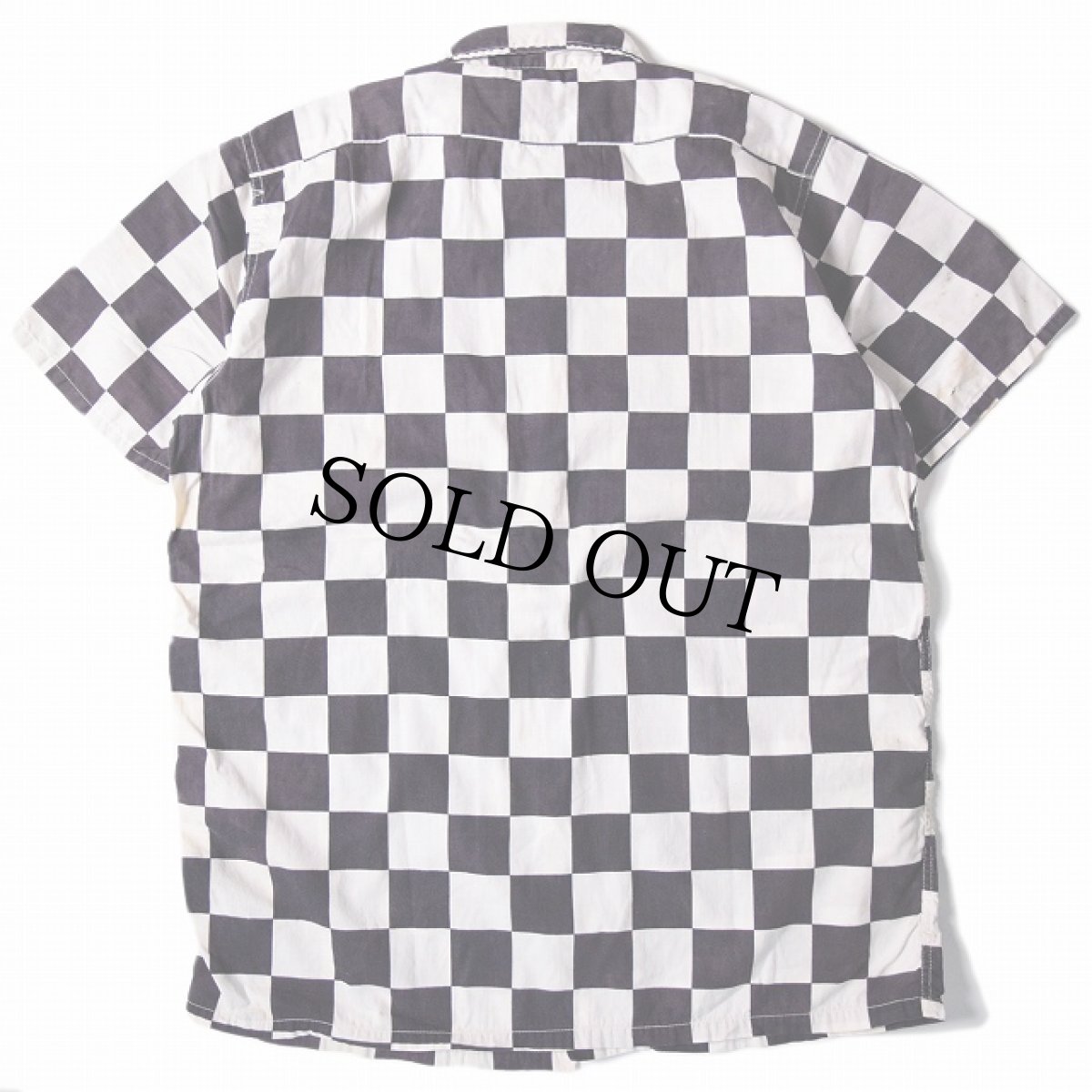 画像2: 60's Firestone チェッカーフラッグシャツ (2)