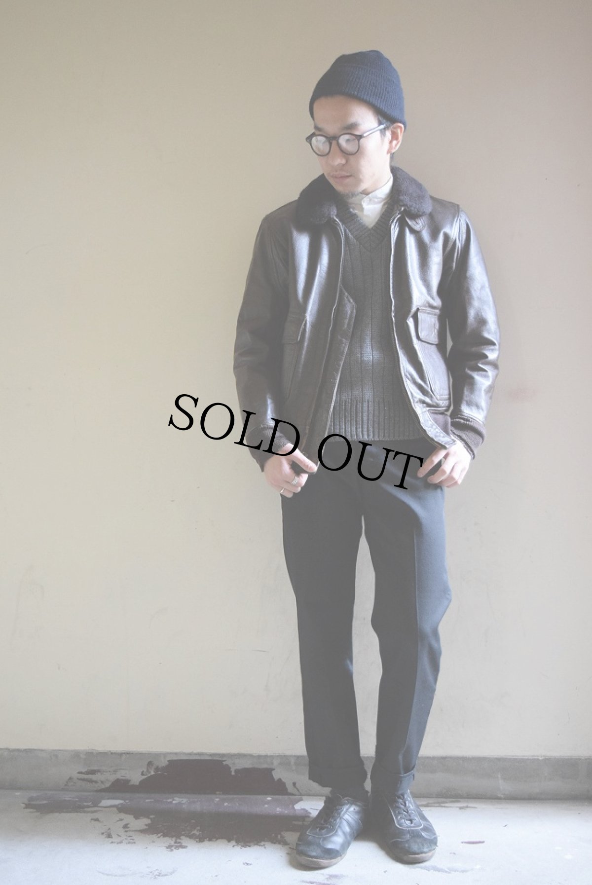 画像3: 60's Lee Leens コットンスリムパンツ (3)