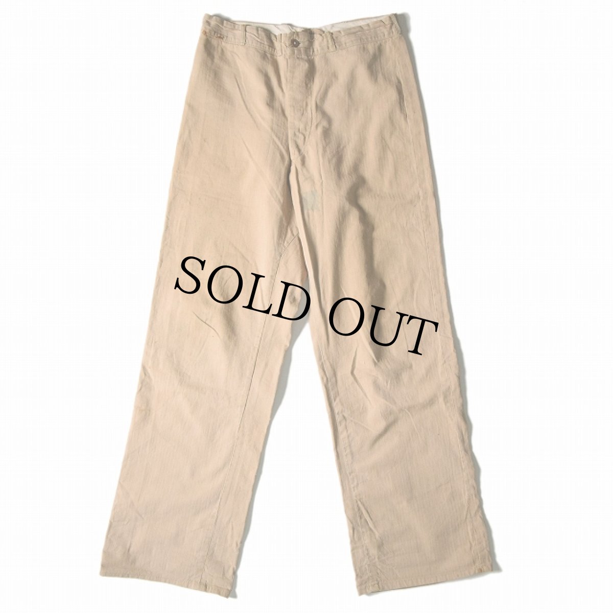 画像3: 40's US HBT　囚人パンツ (3)