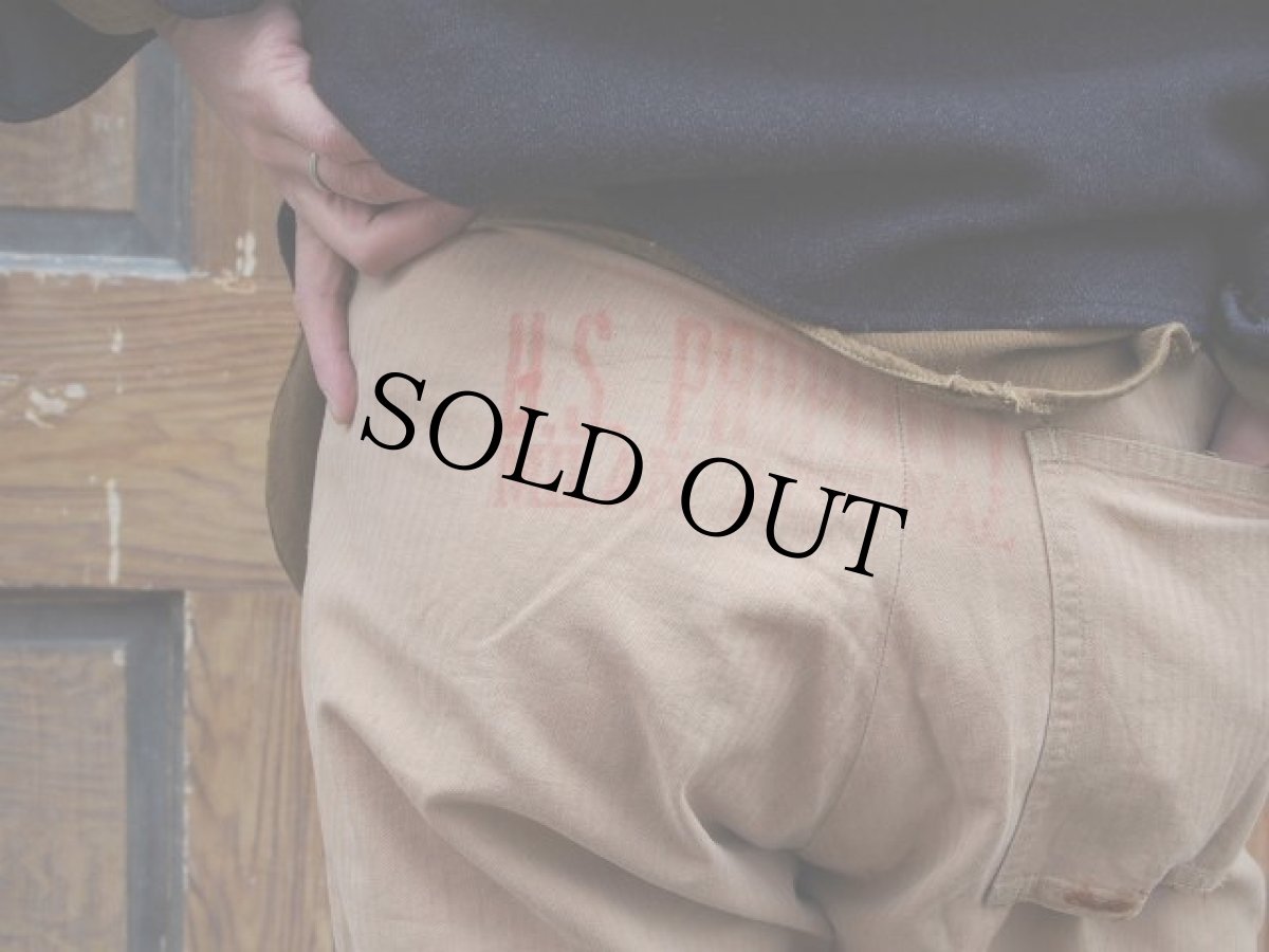 画像6: 40's US HBT　囚人パンツ (6)