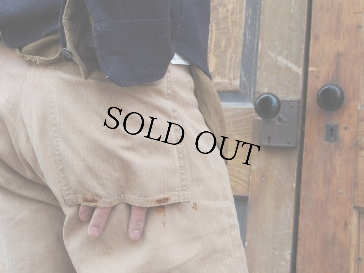 画像8: 40's US HBT　囚人パンツ (8)