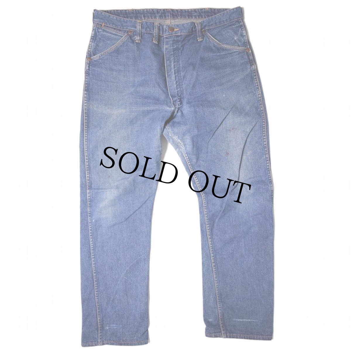 画像3: 60's Wrangler 11MWZ デニムパンツ (3)