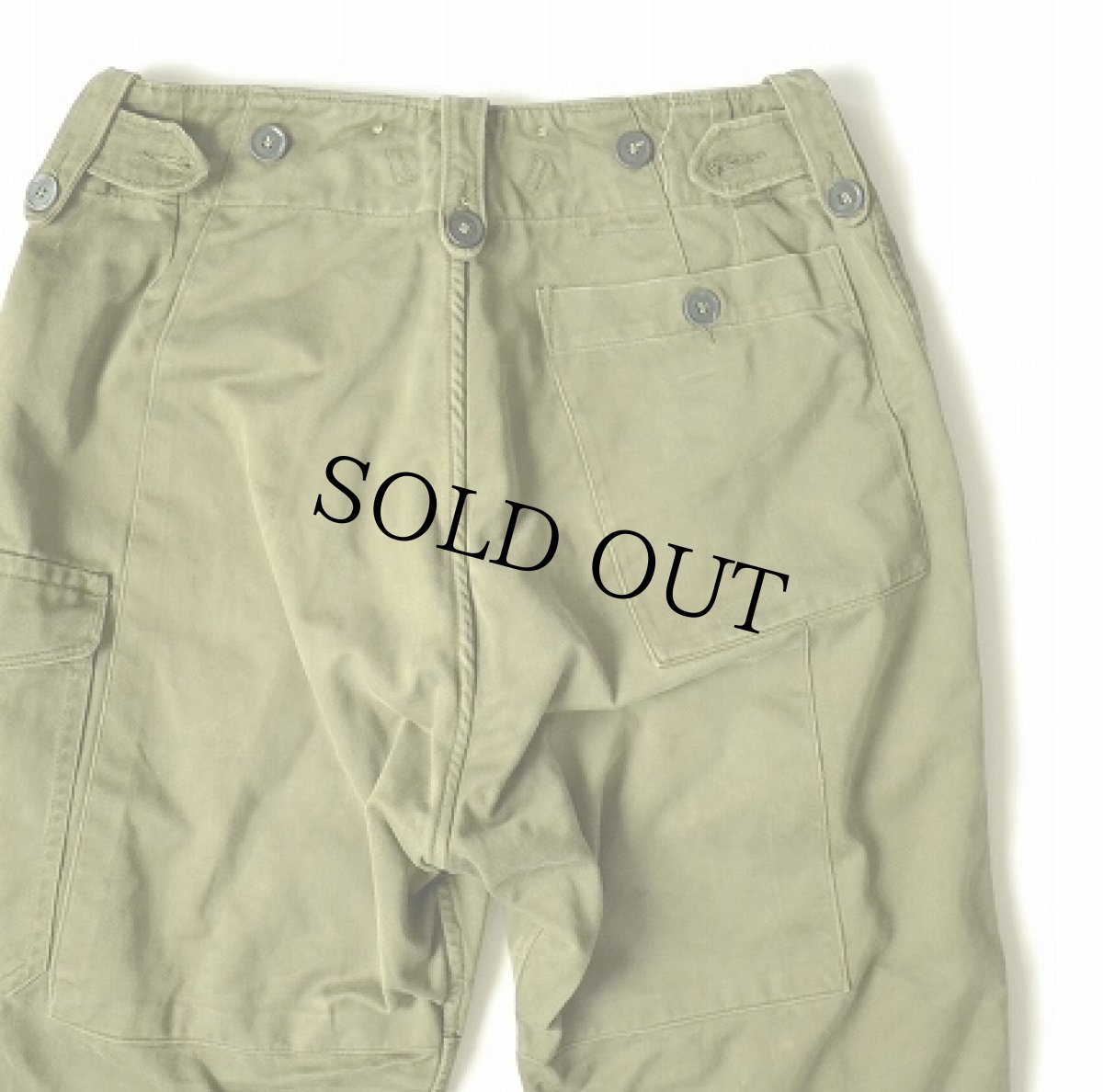 画像2: 希少 60's BRITISH ARMY コンバットパンツ (2)