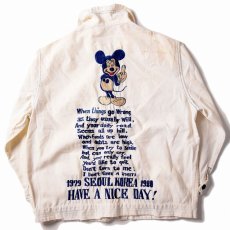 画像1: VINTAGE "MICKEY" スーベニアジャケット (1)