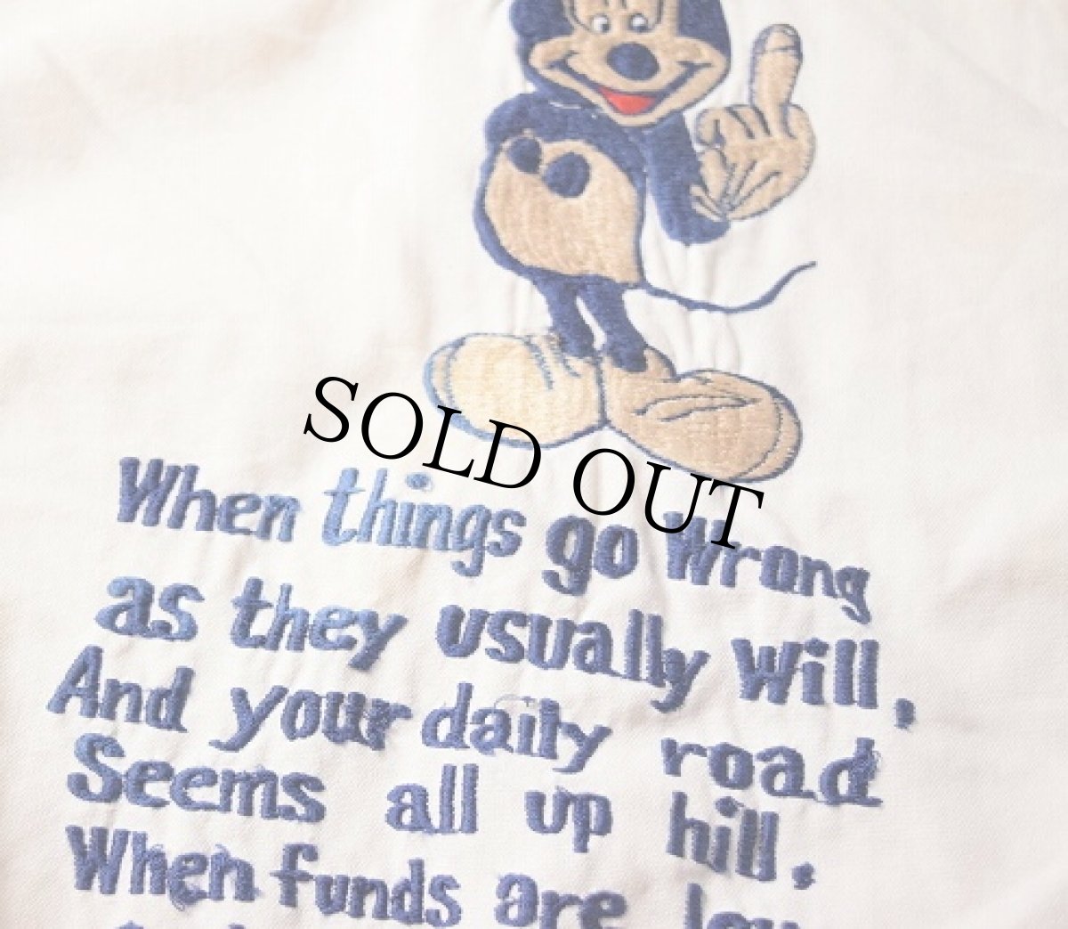 画像2: VINTAGE "MICKEY" スーベニアジャケット (2)
