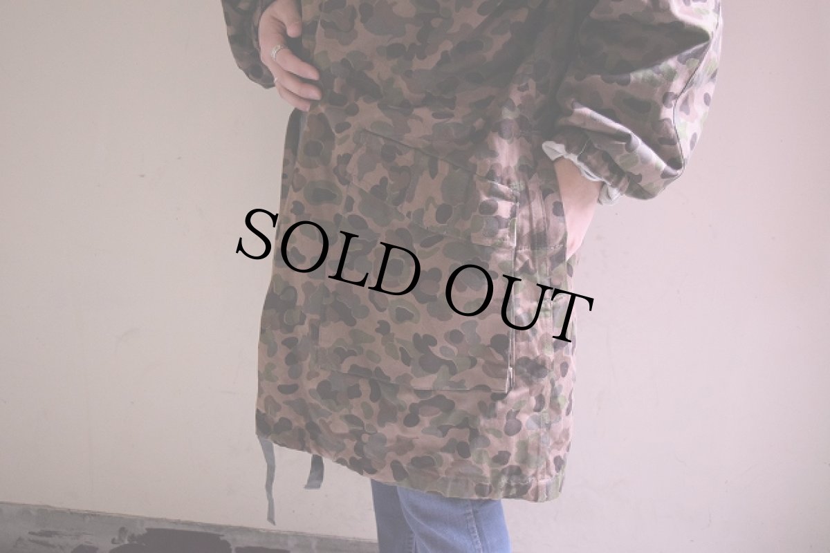 画像6: 60's オーストリア軍カモ柄オーバーロングコート (6)