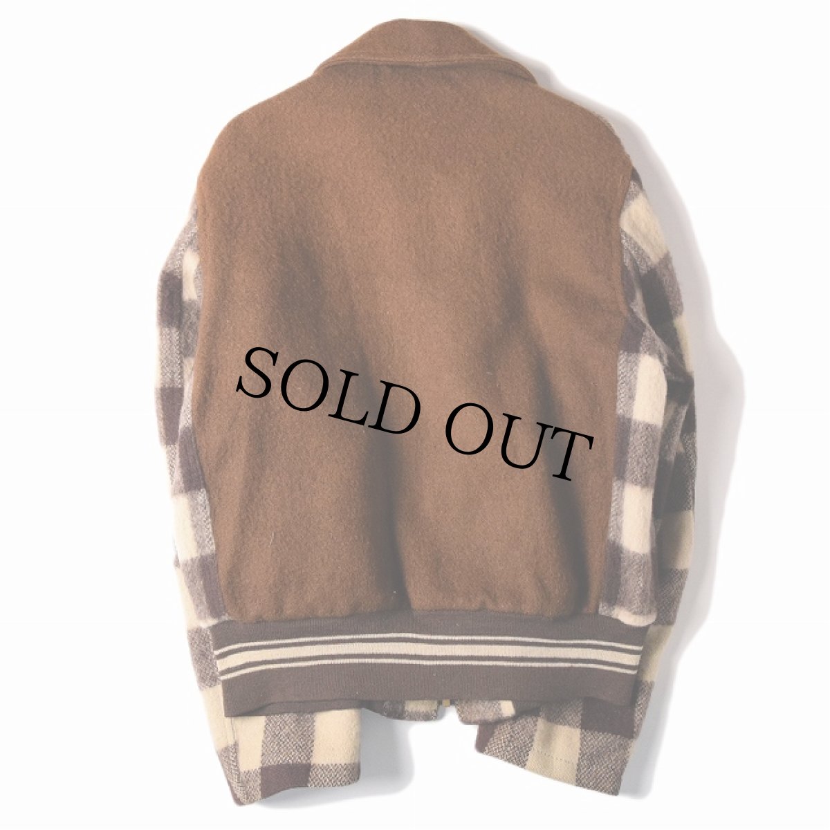 画像2: 40's HERCULES 2トーンウールスポーツジャケット (2)