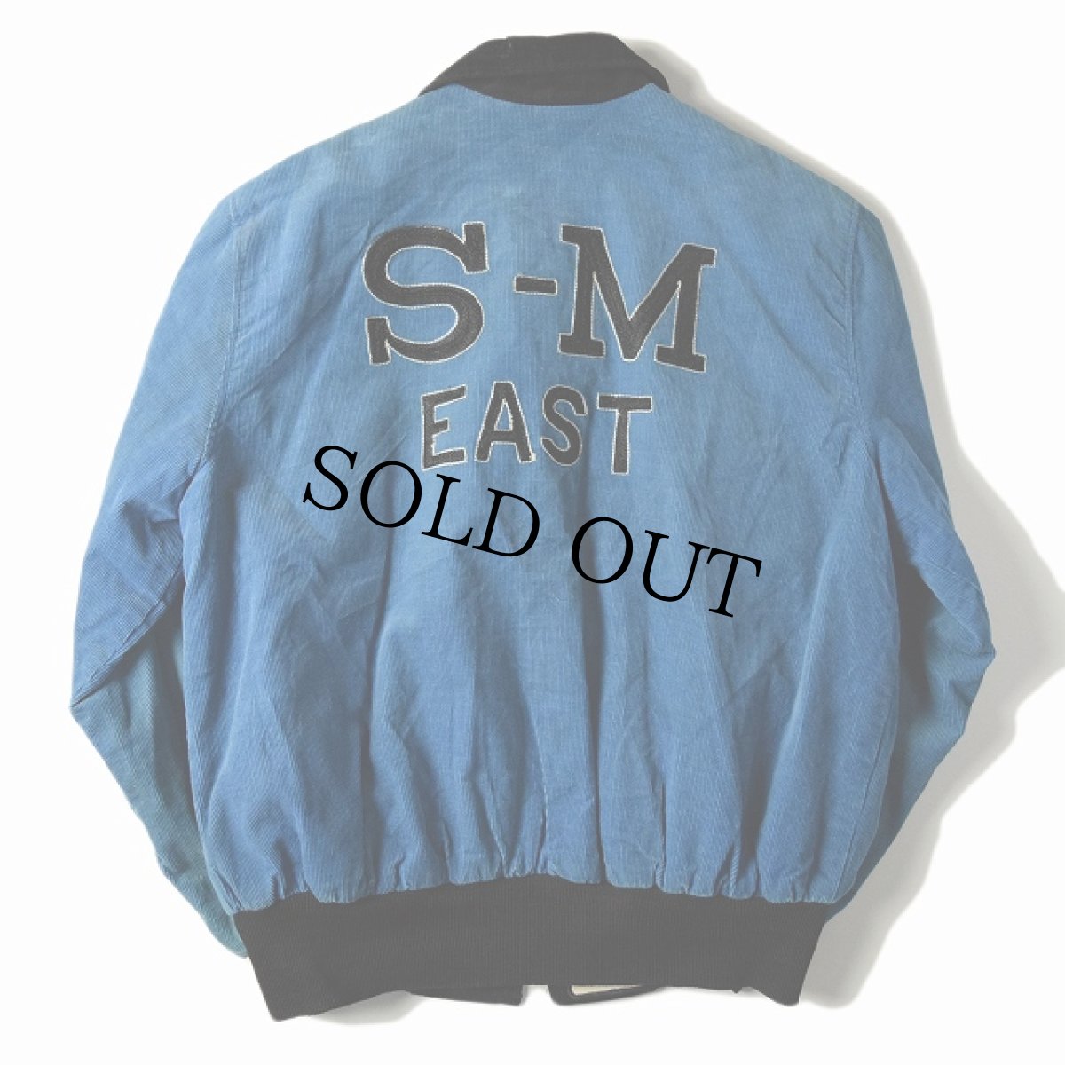 画像3: 50's E-K SPORTSWEAR チェーンステッチ入り切替コーデュロイジャケット (3)