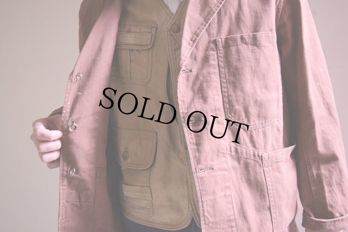 画像6: 40's UK "CLEANING SERVICE"チェンジボタンカバーオール (6)