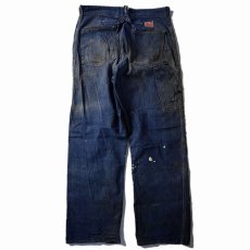 画像2: 30's〜40's BILT WELL 針刺しシンチバック付きダブルニーデニムペインターパンツ (2)