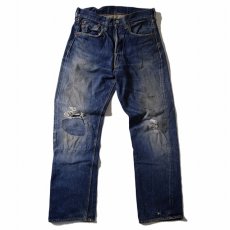 画像1: 50's LEVI'S 501XX 革パッチ 両面タブ (1)