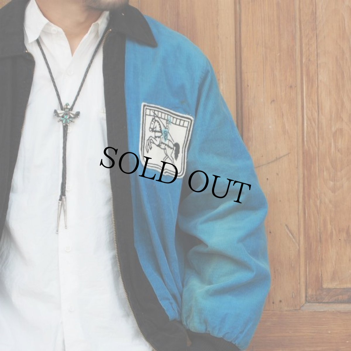 画像5: 50's E-K SPORTSWEAR チェーンステッチ入り切替コーデュロイジャケット (5)