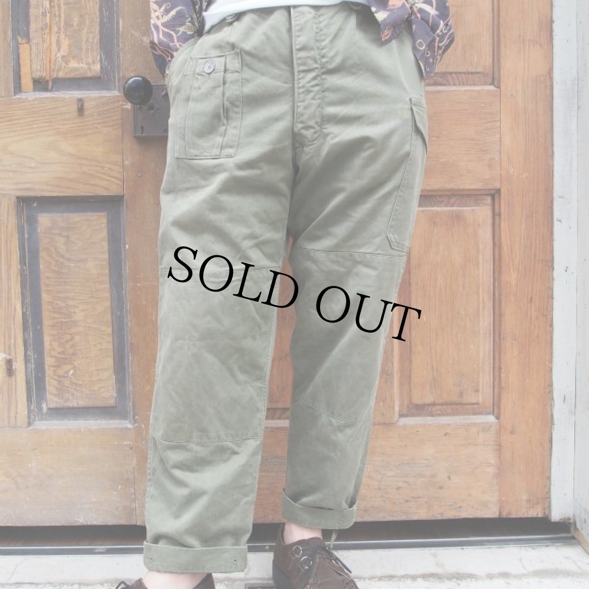 画像4: 希少 60's BRITISH ARMY コンバットパンツ (4)
