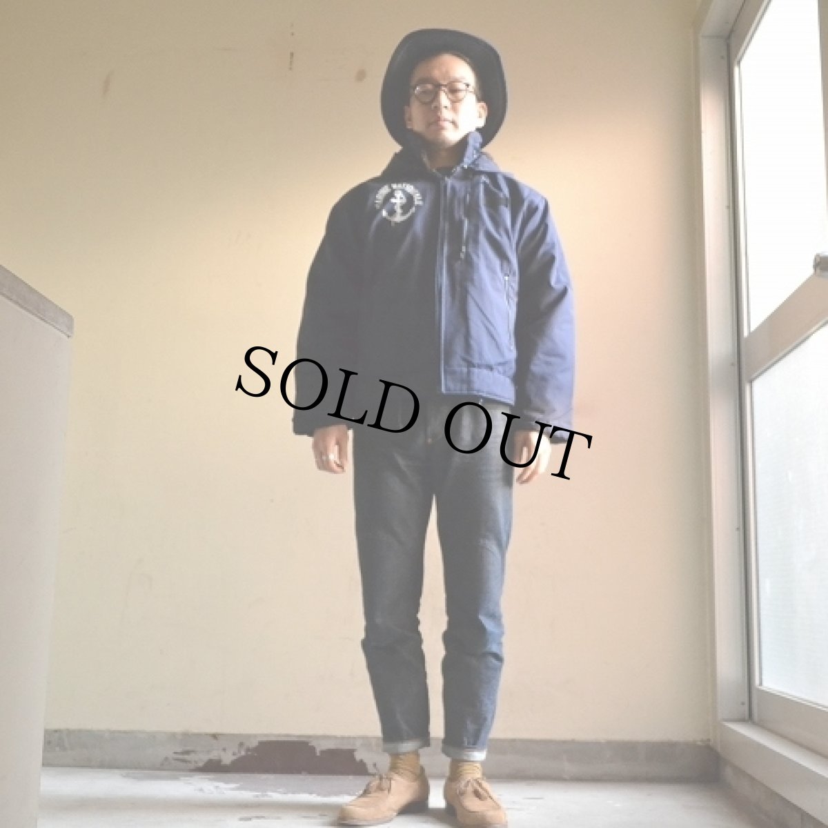 画像2: VINTAGE MARINE NATIONALE フード付きN-1デッキジャケット DEADSTOCK (2)