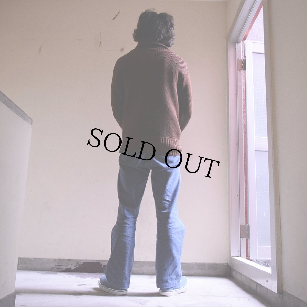 画像3: 30's〜40's プルオーバーショールカラーニットセーター (3)