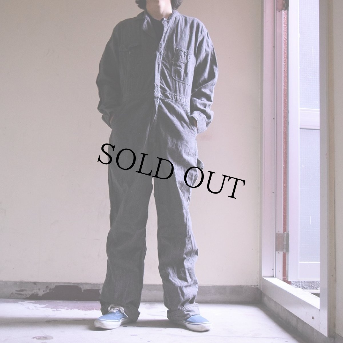 画像2: 50's〜60's BULE BELL 黒シャンオールインワン (2)