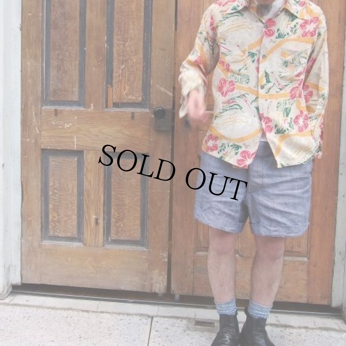 画像3: 50's 長袖アロハシャツ (3)