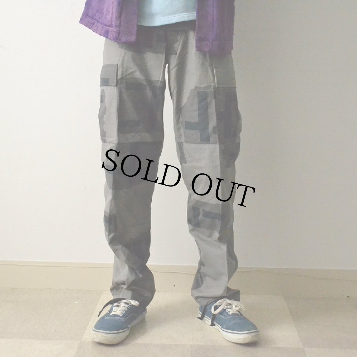 画像7: 90's US "テストサンプル" Tパターンカモトラウザーズ DEADSTOCK (7)