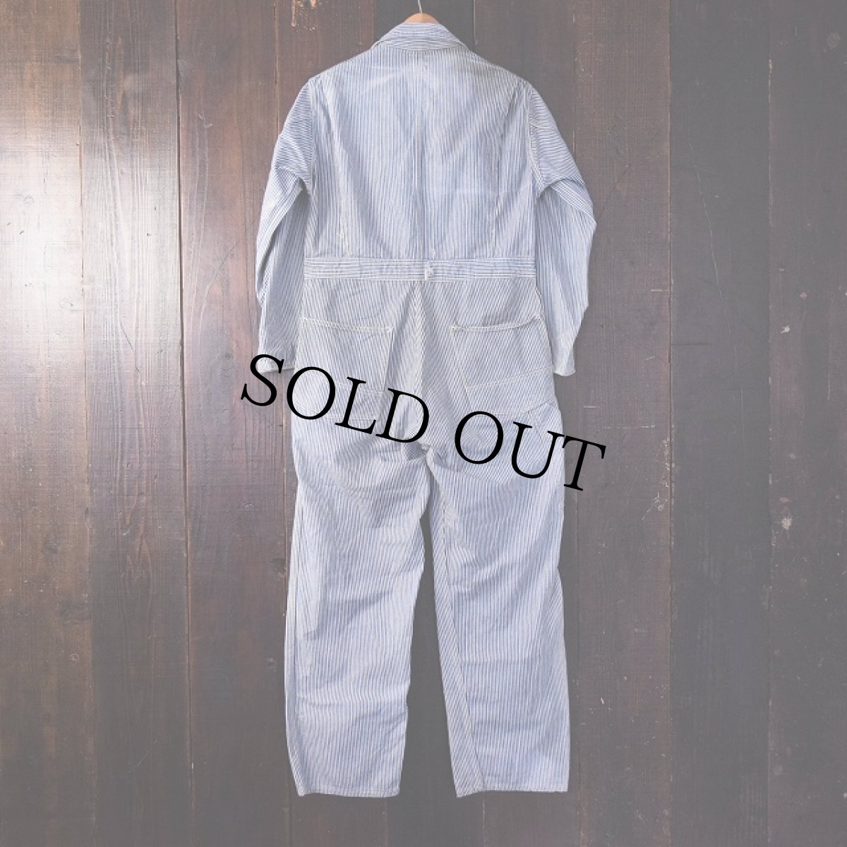 画像2: 50's GO-PFOR ヒッコリーオールインワン (2)