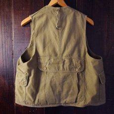 画像2: 50's L.L.BEAN ハーフムーンポケットフィッシングベスト (2)