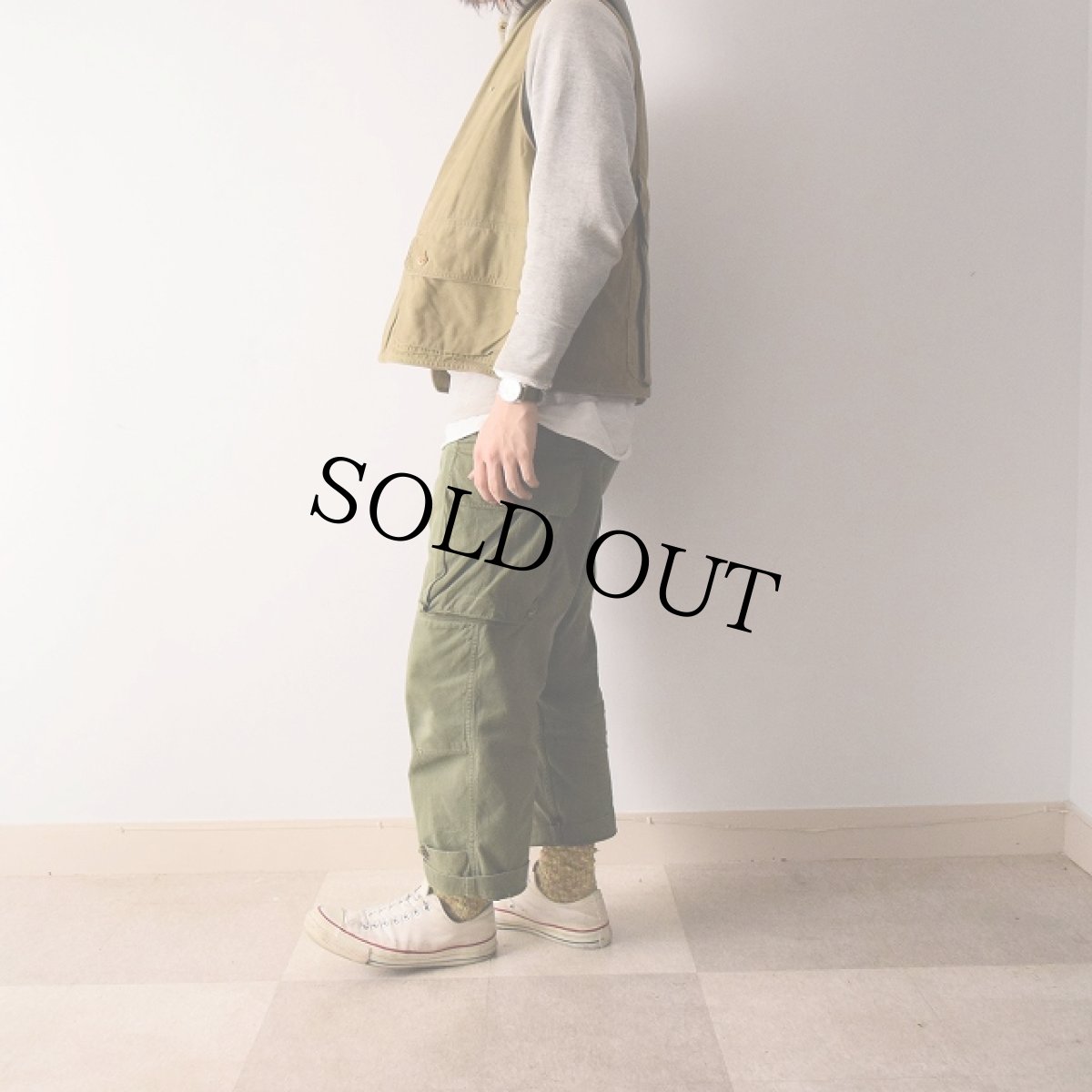 画像5: 50's L.L.BEAN ハーフムーンポケットフィッシングベスト (5)