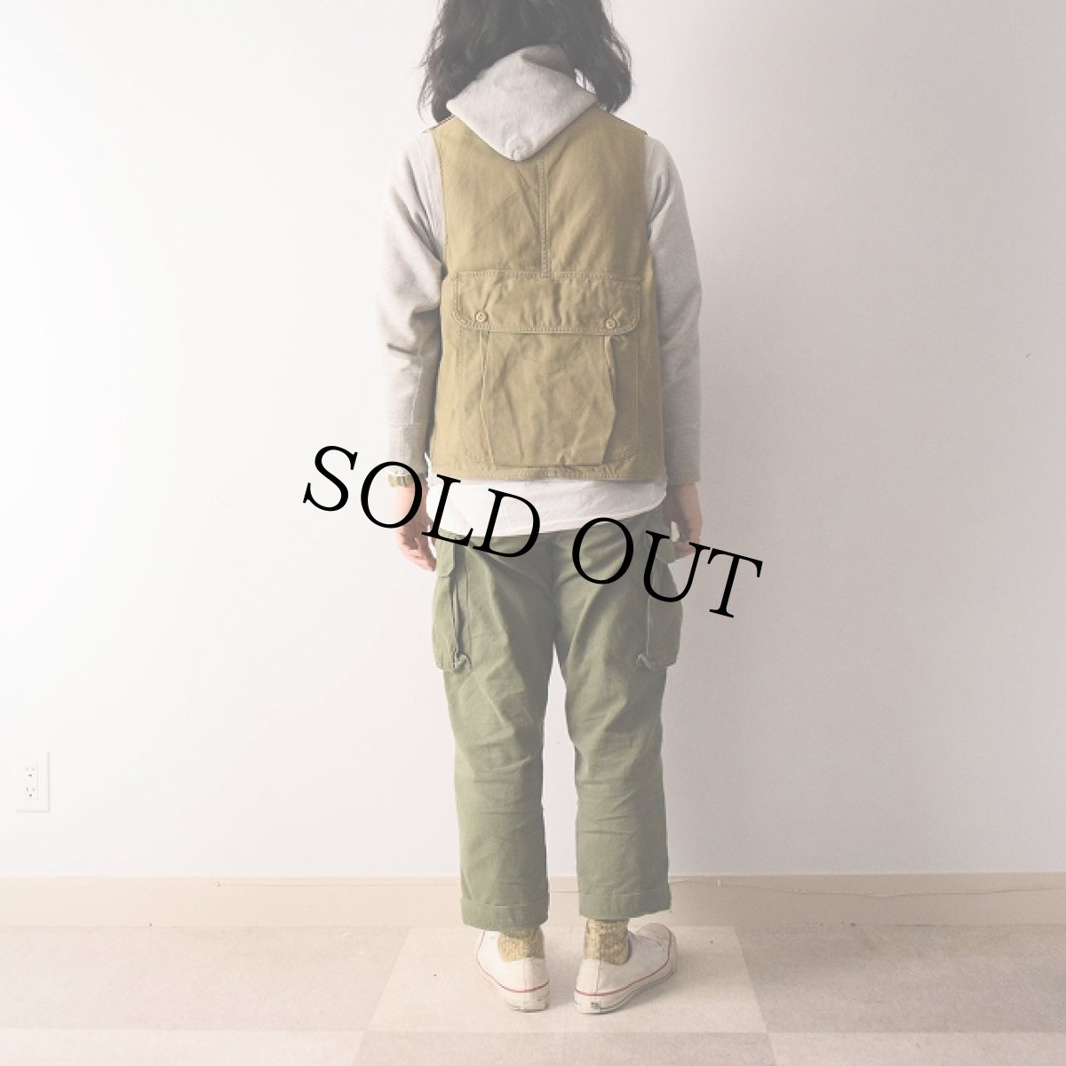 画像6: 50's L.L.BEAN ハーフムーンポケットフィッシングベスト (6)