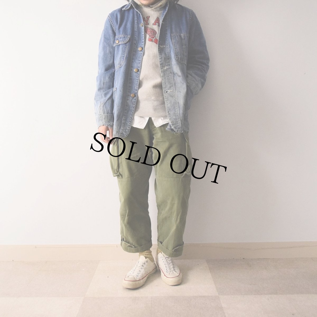 画像3: 50's デニムカバーオール (3)