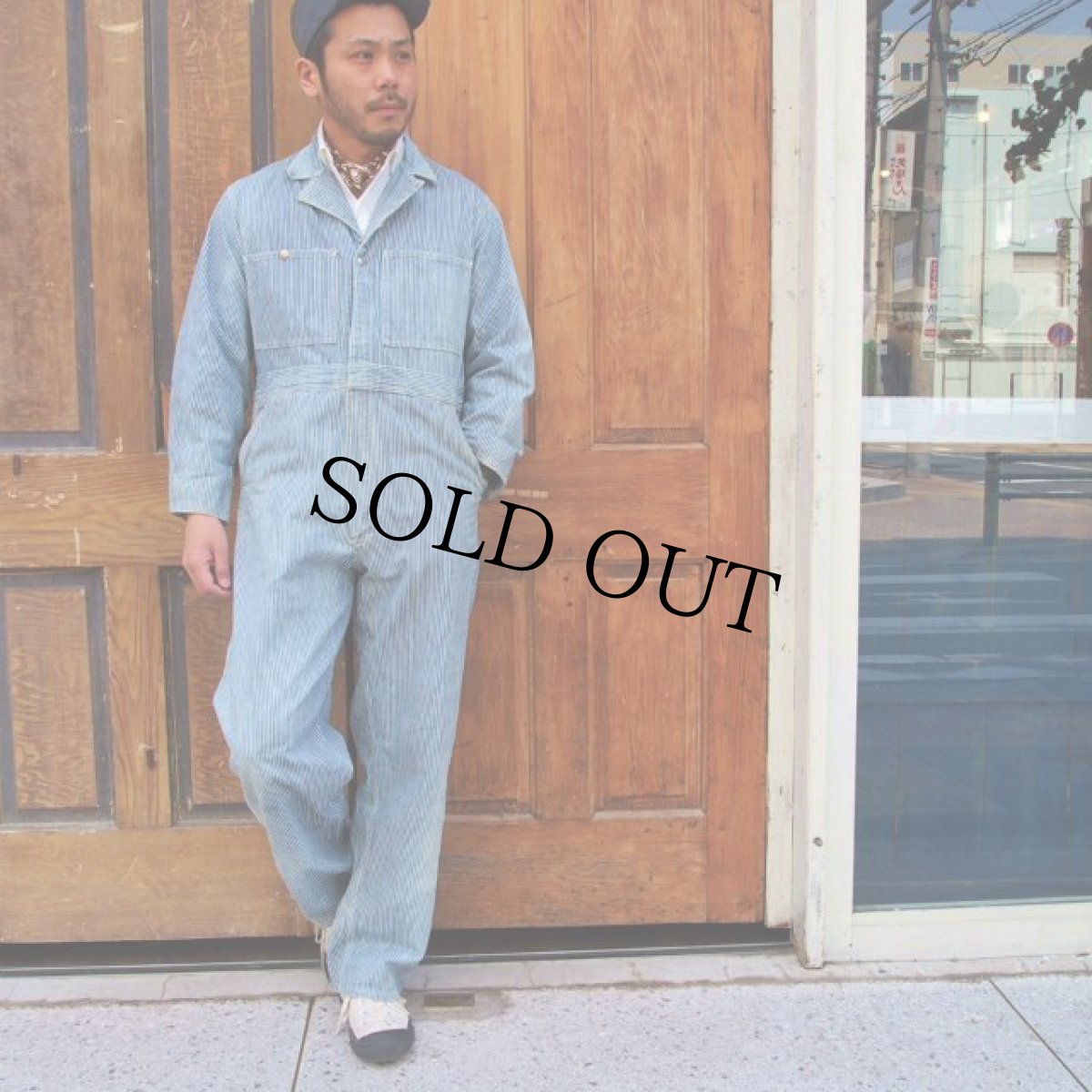 画像8: 50's GO-PFOR ヒッコリーオールインワン (8)