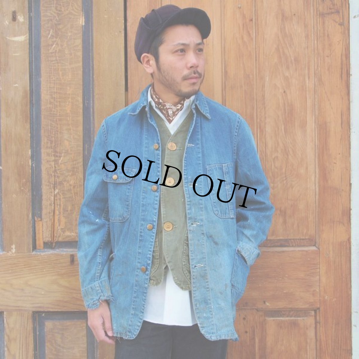 画像8: 50's デニムカバーオール (8)