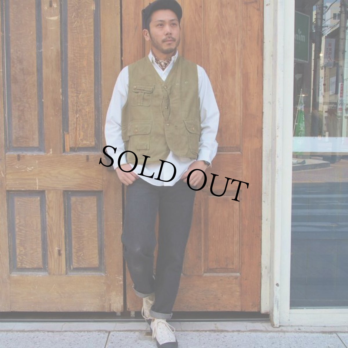 画像7: 50's L.L.BEAN ハーフムーンポケットフィッシングベスト (7)