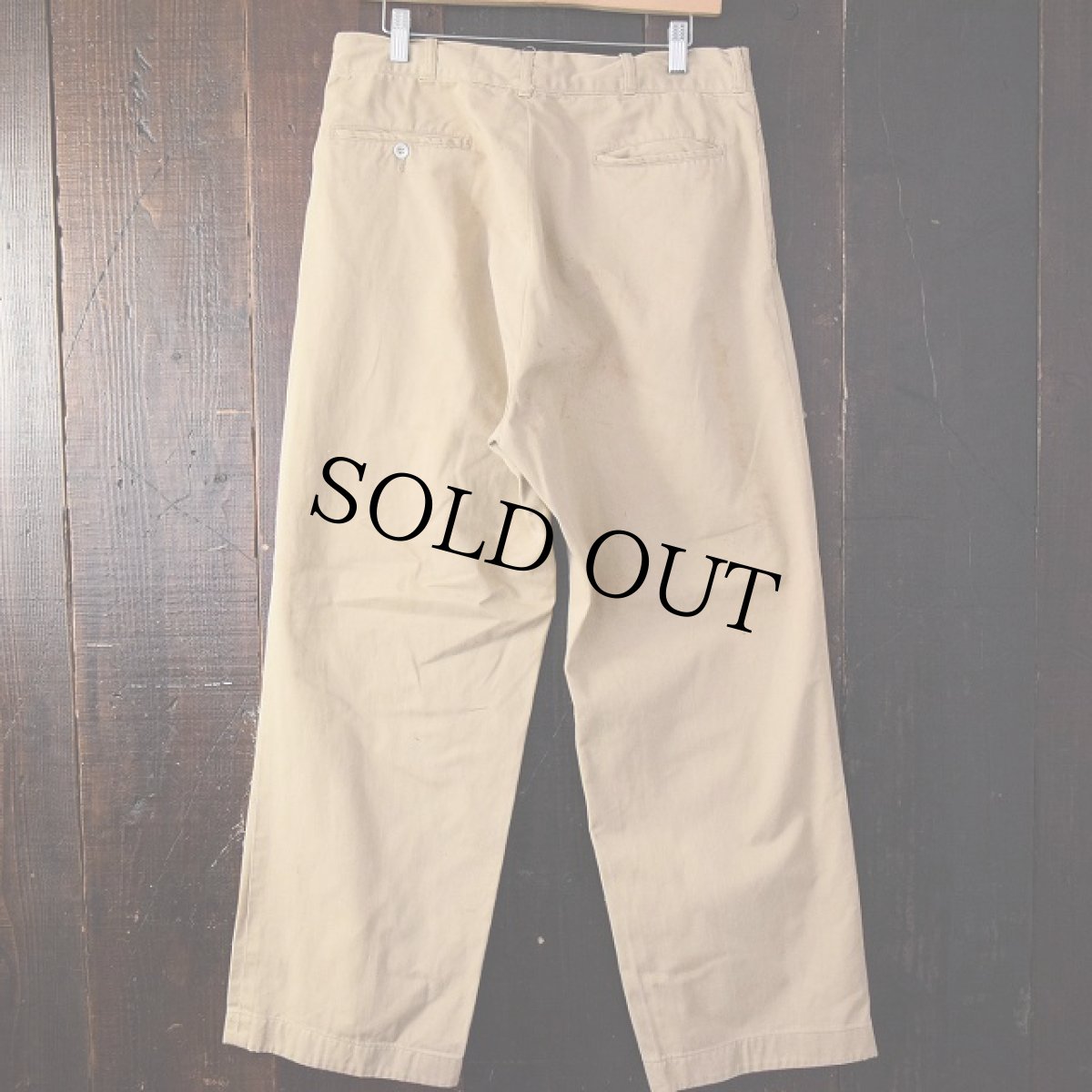 画像1: 40's〜50's U.S.NAVAL ACADEMY CHINO TROUSERS (1)